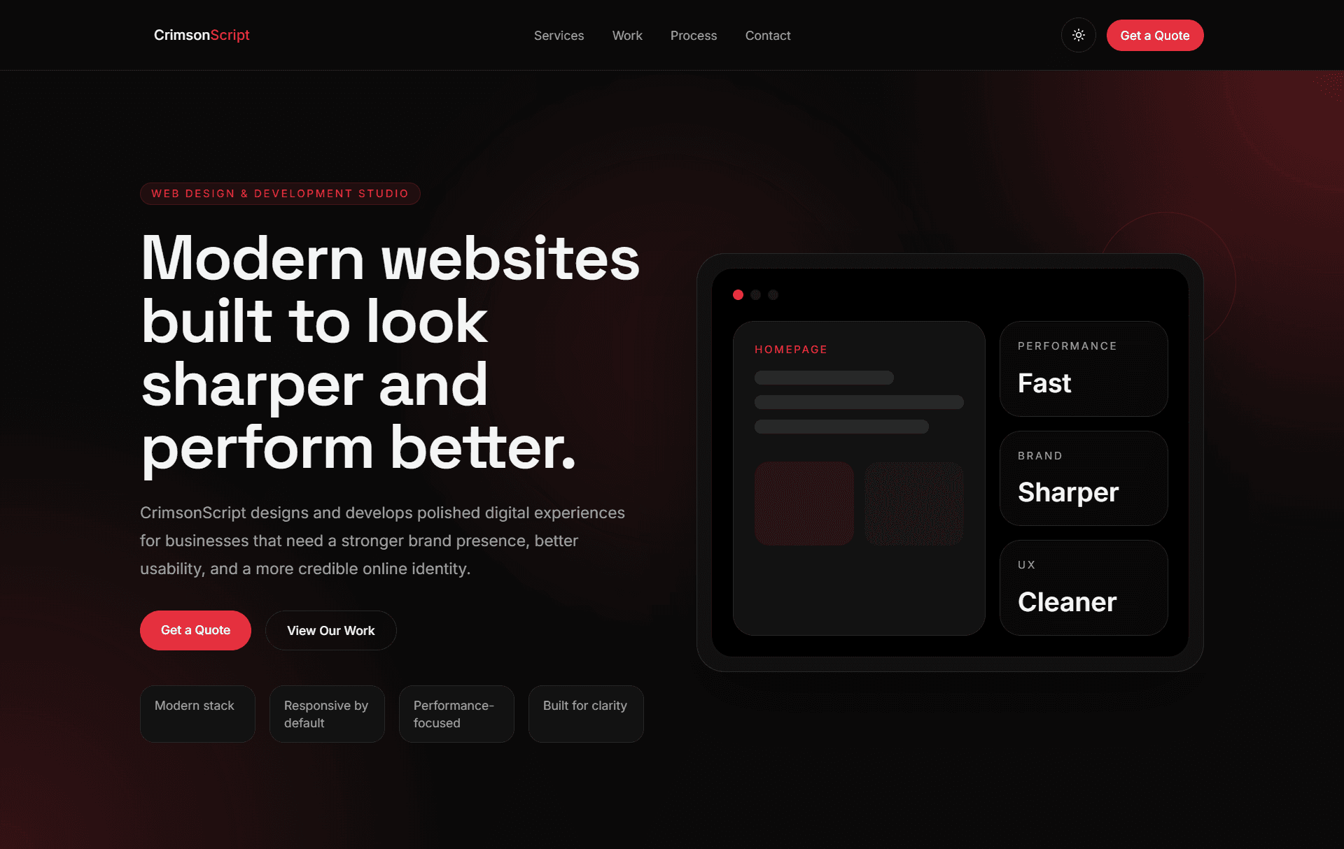 Crimson Script — Refactor